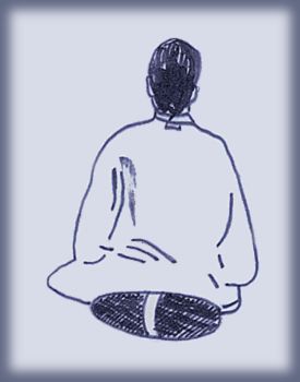 ........au d&eacute;but SEUL en zazen........